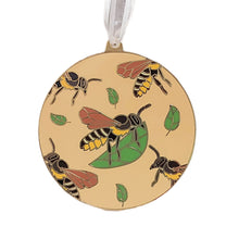Load image into Gallery viewer, Christmas Leaf Cutter Bee Ornament | 4th Edition 2023