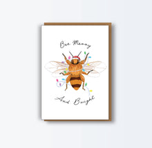 Load image into Gallery viewer, Bee Christmas Card 4 Pack
