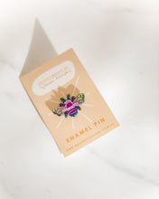 Load image into Gallery viewer, Metallic Carpenter Bee Enamel Pin