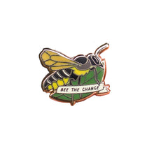 Load image into Gallery viewer, Leaf Cutter Bee Enamel Pin
