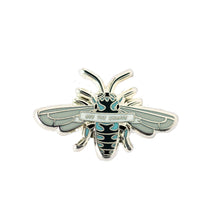 Load image into Gallery viewer, Neon Cuckoo Bee Enamel Pin
