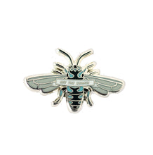 Load image into Gallery viewer, Neon Cuckoo Bee Enamel Pin