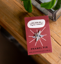 Load image into Gallery viewer, Neon Cuckoo Bee Enamel Pin