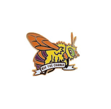 Load image into Gallery viewer, Teddy Bear Bee Enamel Pin