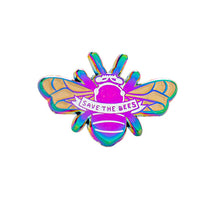 Load image into Gallery viewer, Metallic Carpenter Bee Enamel Pin