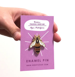 Queen Bee Enamel Pin